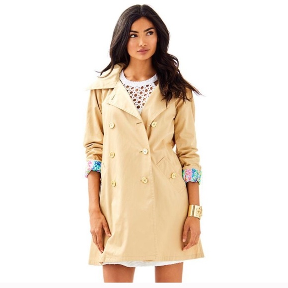 Lilly Pulitzer Jackets & Blazers - Qynn trench coat Lilly Pulitzer
